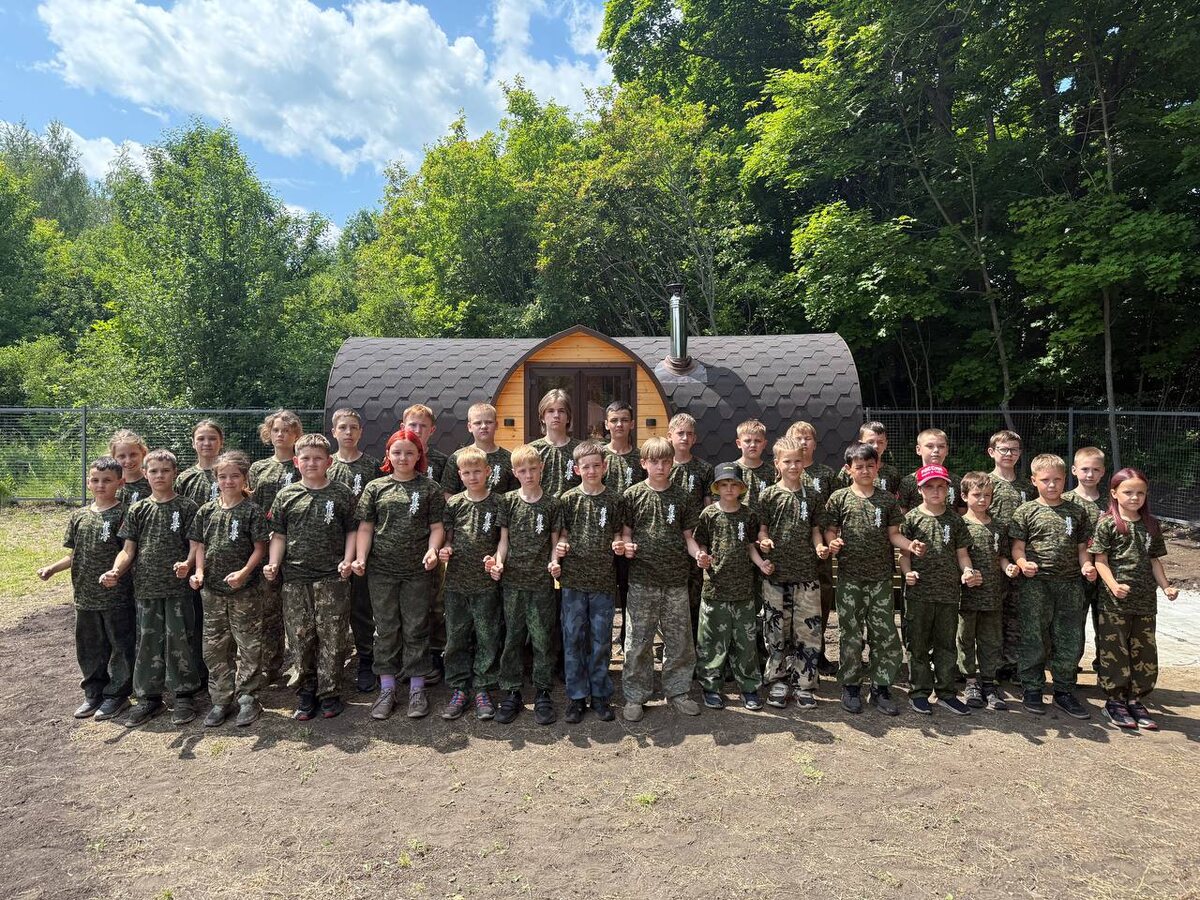 Общее фото отрядов на сборах!