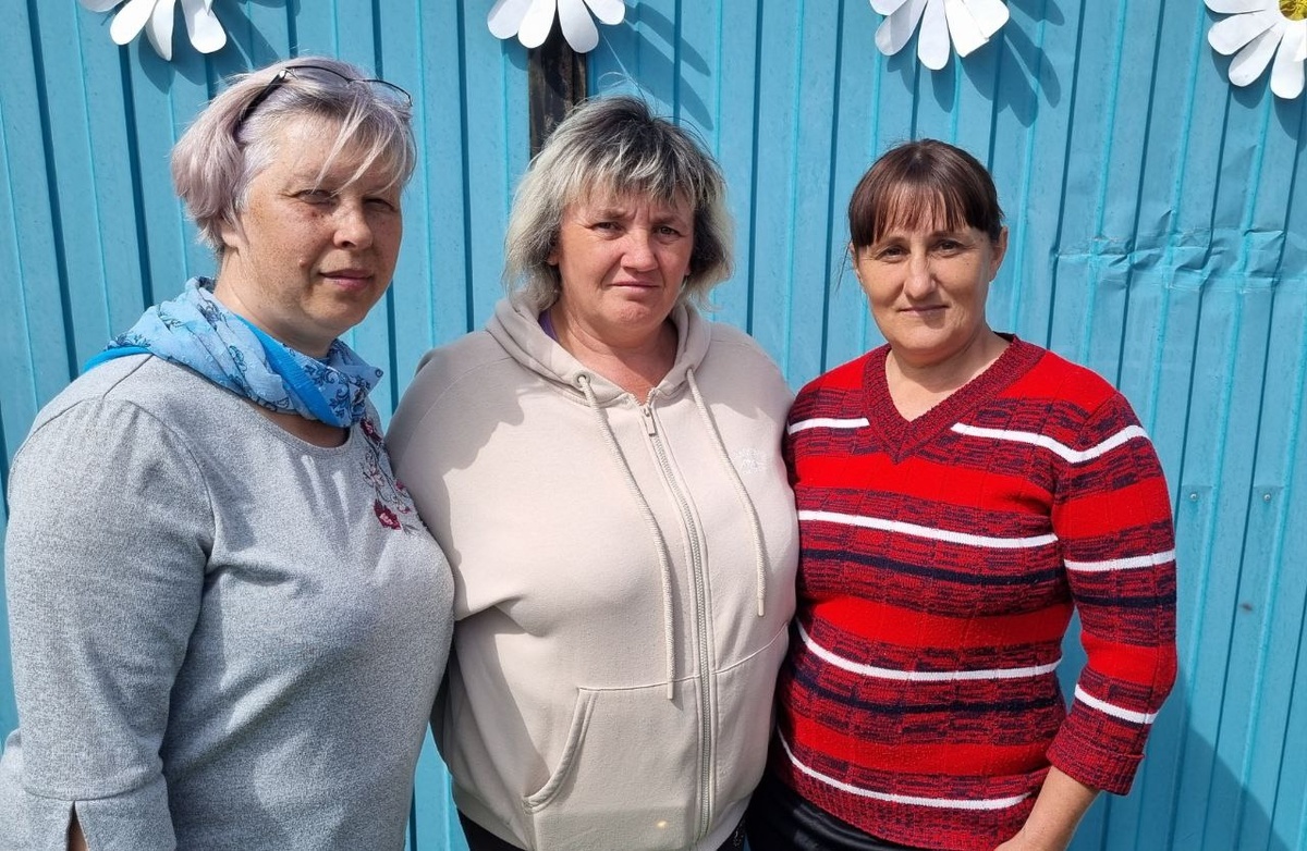 Социальные работники села Бондарево Республики Хакасия