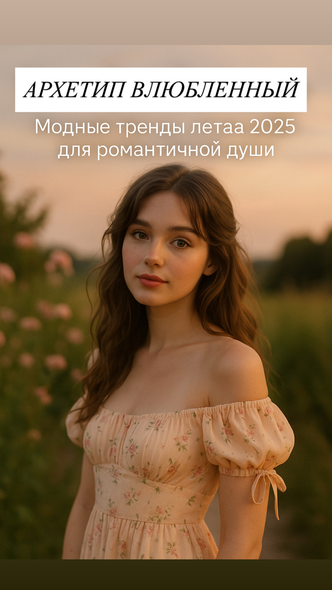 💖 Кто такая девушка с архетипом Влюблённый?
Архетип Влюблённой — это энергия чувства, красоты, лёгкости и романтики. 
Он соответствует часто проявляется у девушек, рождённых 6 или 28 числа, а также в июне. 
Они живут сердцем, умеют вдохновляться мелочами, часто тонко чувствуют стиль, интуицию и стремление к любви.
И лето 2025 приготовило тебе всё, чтобы сиять.

☀️ Почему лето 2025 — это твоя модная волна?
В этом сезоне дизайнеры словно вдохновлялись архетипом Влюблённой:
* Возвращение романтики в одежде,
* Воздушные ткани, пастельные цвета,
* Цветочные принты и ретро-флер.
Это лето будто бы создано для мечтательниц, нежных и утончённых — таких, как ты.

🌸 Топ-5 трендов лета 2025 для девушки-с архетипом Влюблённый
1. Платья с открытыми плечами и завязками
Мягкие силуэты, ленты, драпировки — они создают атмосферу лёгкости и романтики. Особенно актуальны модели с цветочными мотивами и пастельной палитрой.
2. Сетчатые и полупрозрачные ткани
Ткани, которые словно растворяются в воздухе. Они делают образ лёгким, чувственным и немного загадочным.
3. Модные оттенки: персиковый, нежно-розовый, кремово-голубой
Цвета лета 2025 — как палитра акварели. Особенно подходят для Влюблённой те, что подчеркивают мягкость и тепло.
4. Ювелирка и аксессуары "из сказки"
Жемчуг, кулоны в форме сердца, винтажные кольца, обручи с цветами — всё, что напоминает о детских мечтах, но в современной подаче.
5. Балетки, мэри-джейн и сандалии с лентами
Обувь с намёком на сказку и балет — очень женственно, очень по-Влюблённому.

💄 Бьюти-тренды 2025, созданные для архетипа Влюблённый
* Глянцевые губы и "поцелуйный эффект" — чуть смазанные, естественные.
* Цветочный аромат с нотами жасмина, пиона или розы
* Мягкий румянец и сияющая кожа — как будто ты только что влюбилась.

🔮 Совет по архетипам :
"Не бойся быть нежной. 
В твоей романтичности — сила. 
Стиль 2025 поможет тебе раскрыться: ты не должна бороться — ты должна светиться. Твоя энергия — любовь, и это самая мощная мода."