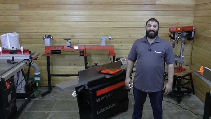 Строгание на фуговальном станке LAGUNA SHEARTEC II PP8