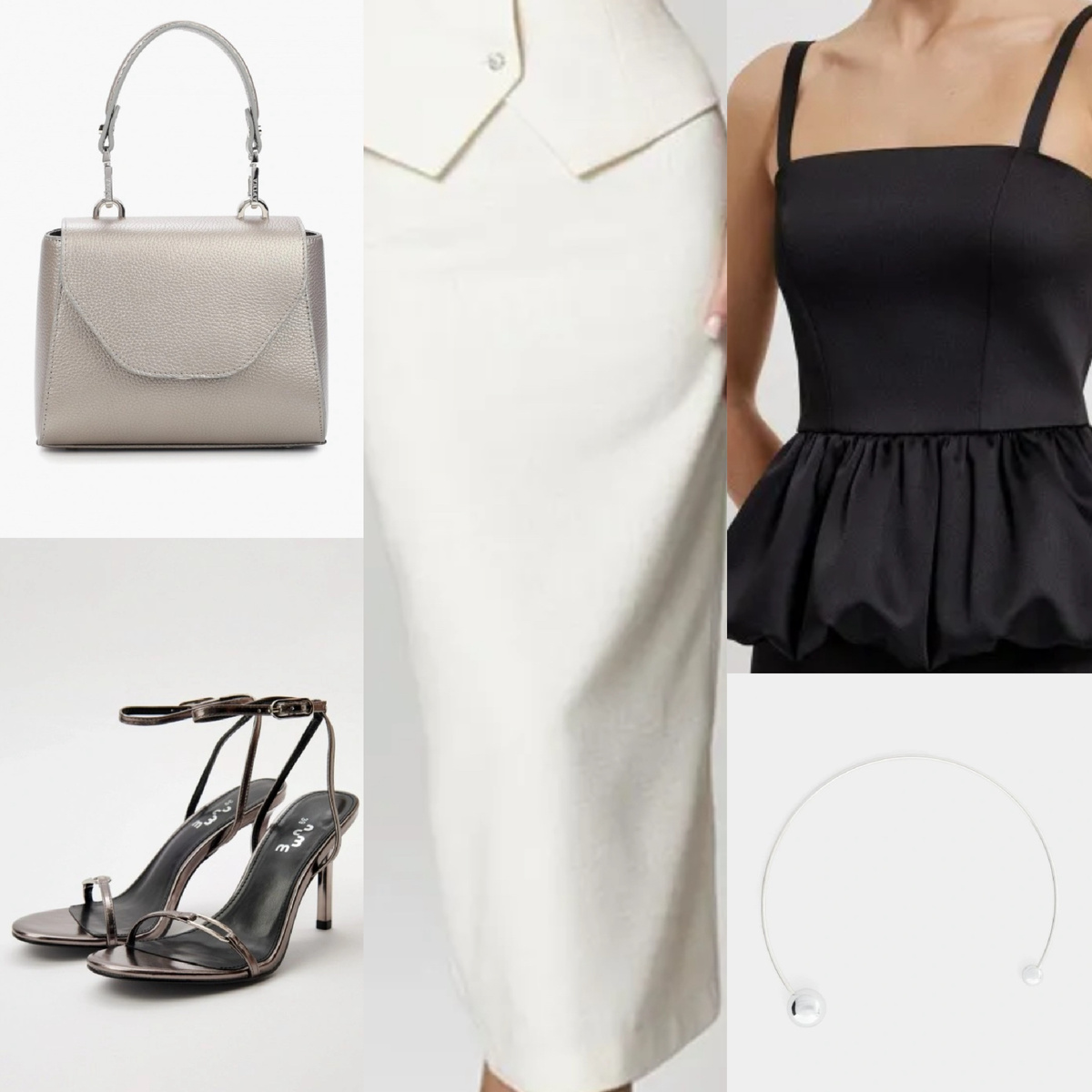 Длинная юбка и топ с баской. Баска вернулась. Смело достаем с дальних полок и вновь носим 🙌🏻