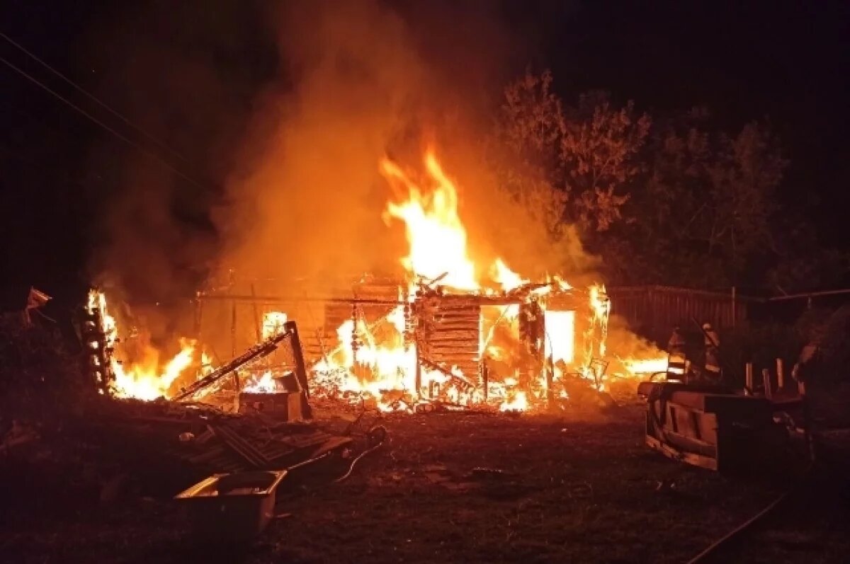    В Похвистневском районе пожар в частном доме унёс жизнь человека