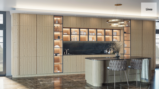 Образец стильной неоклассики — кухня Linea от Ziti Cucine