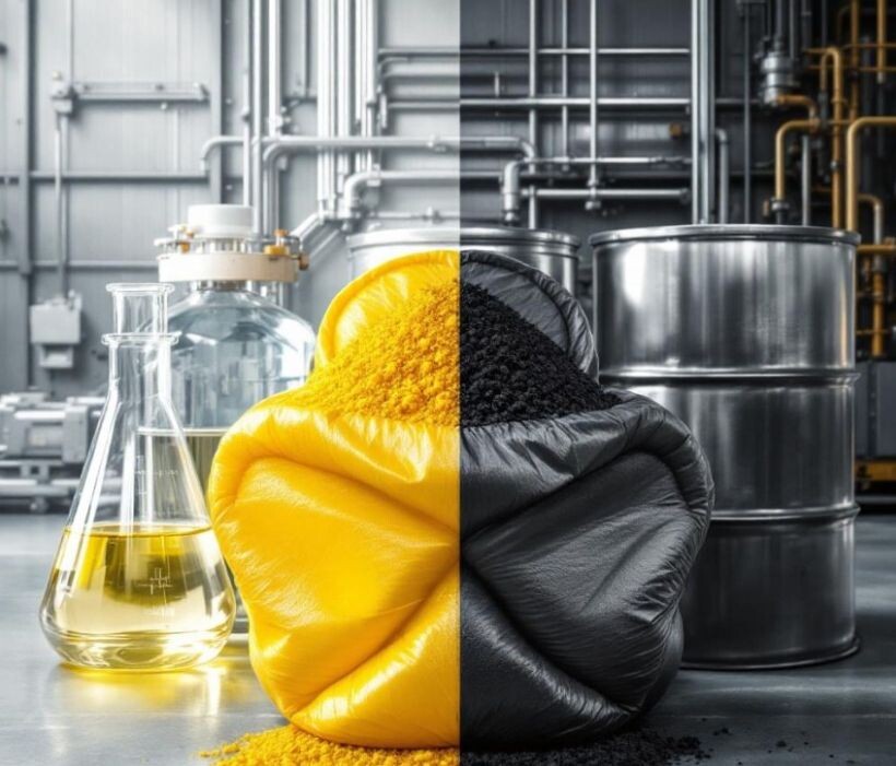 Светлые и темные нефтепродукты.