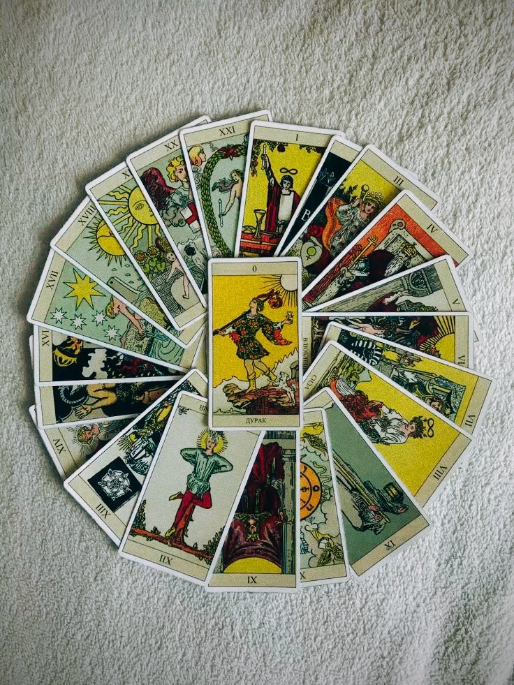 Источник- Pinterest. Таро Уэйта основная колода английской школы. 