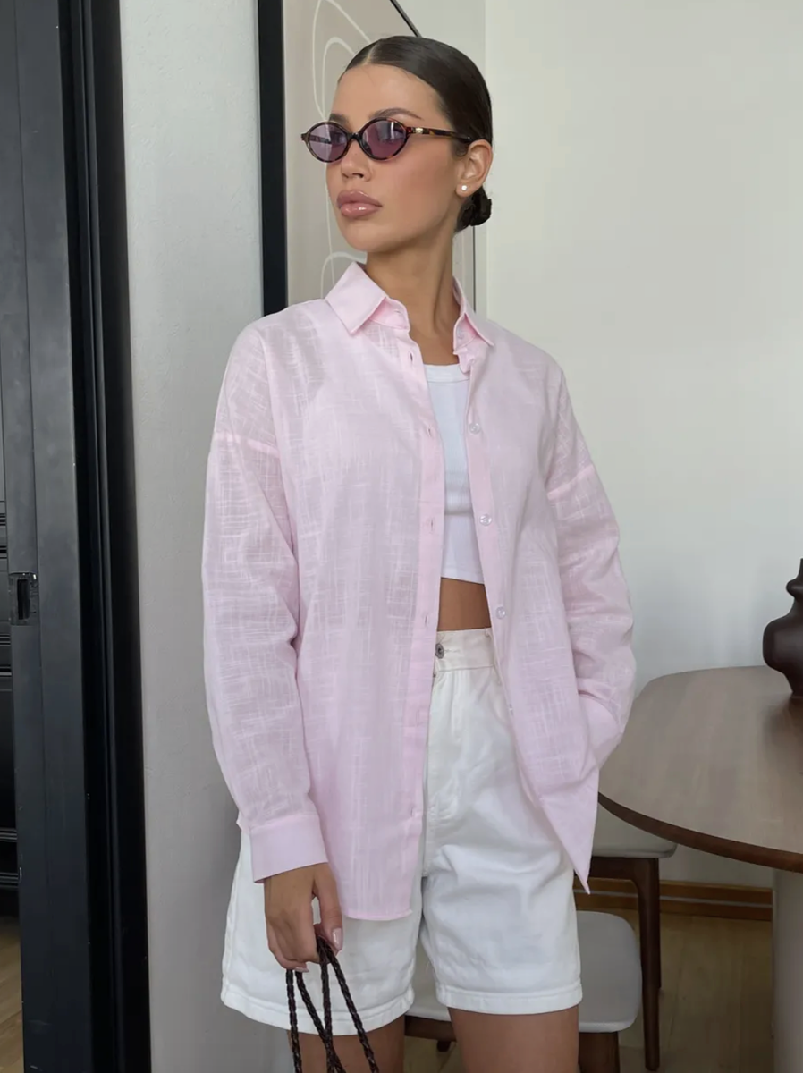 Хлопковая рубашка с Wildberries