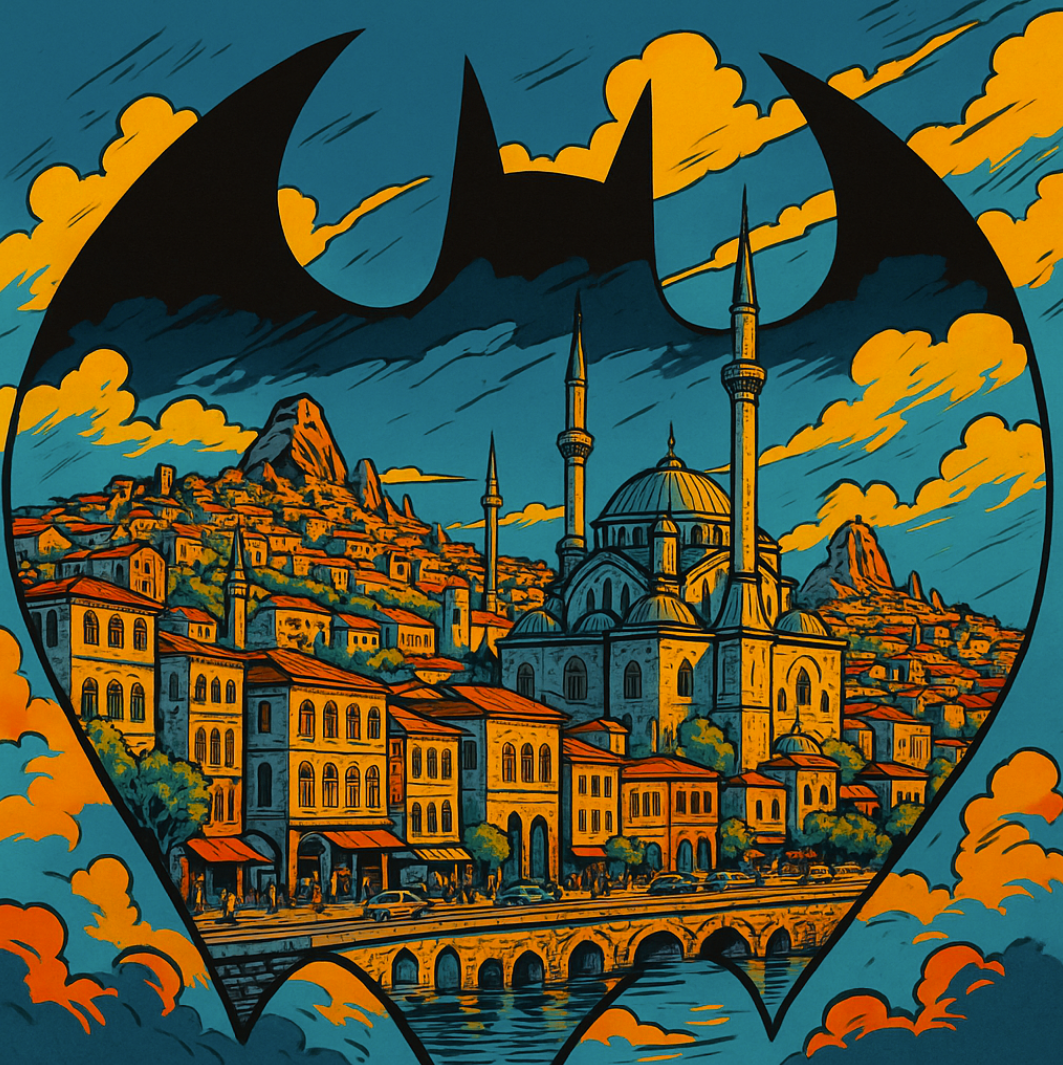 Турецкий Батман в форме логотипа Бэтмена