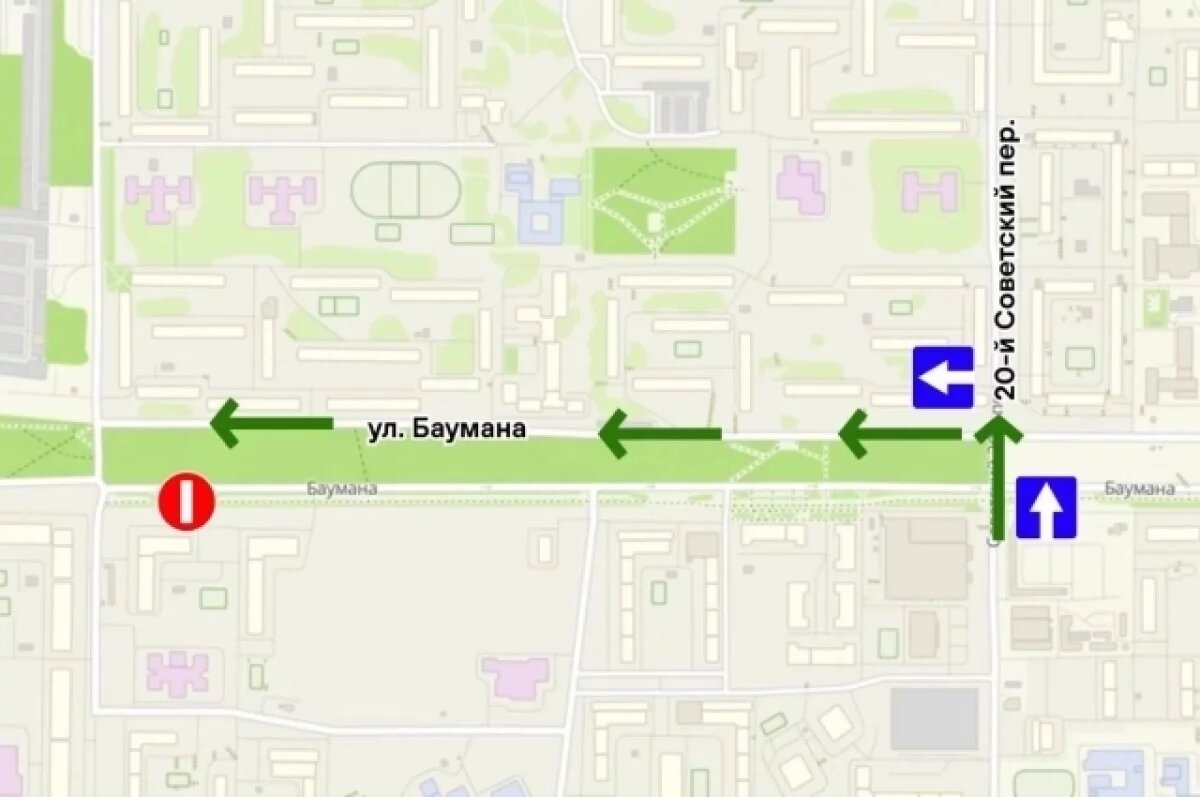    Движение по улице Баумана в Иркутске сделают односторонним