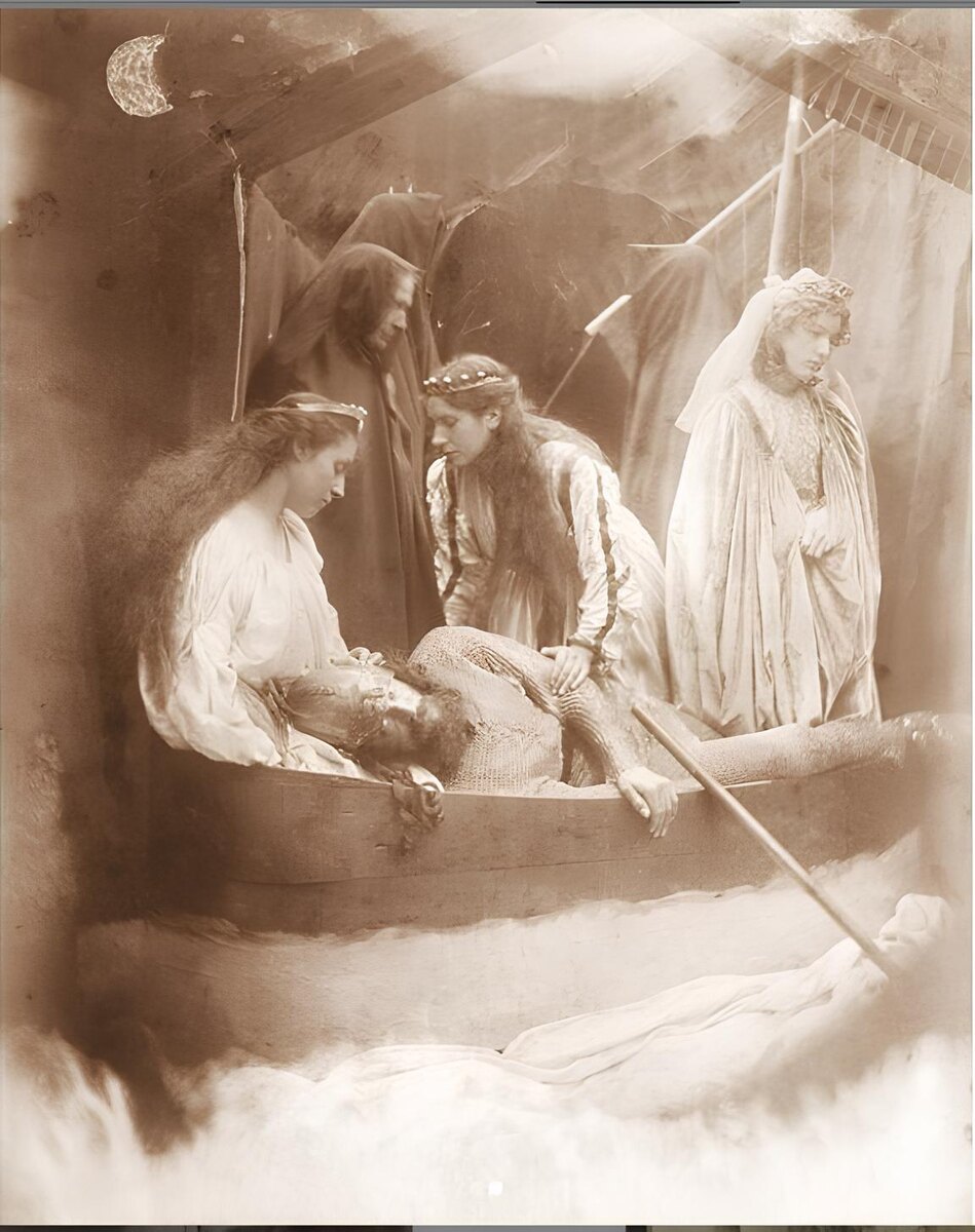 Джулия-Маргарет Кэмерон – «„И Лежал Король, Подобно Разбитой Колонне“; Кончина Артура»