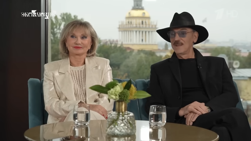 Лариса Луппиан и Михаил Боярский. Кадр Первый канал