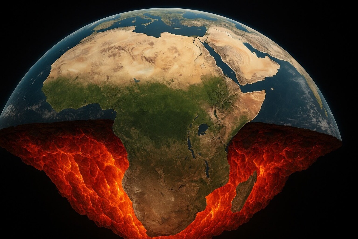    Из-за глубинных процессов, когда-нибудь Африка сильно изменится