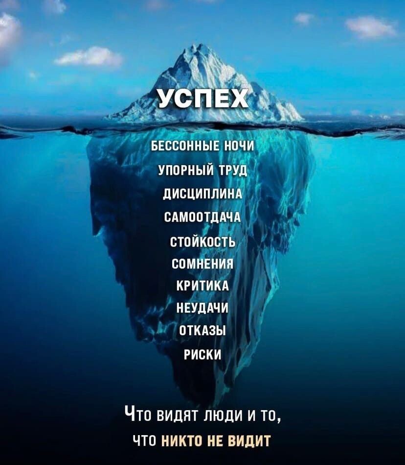 Успех это далеко не так просто... 