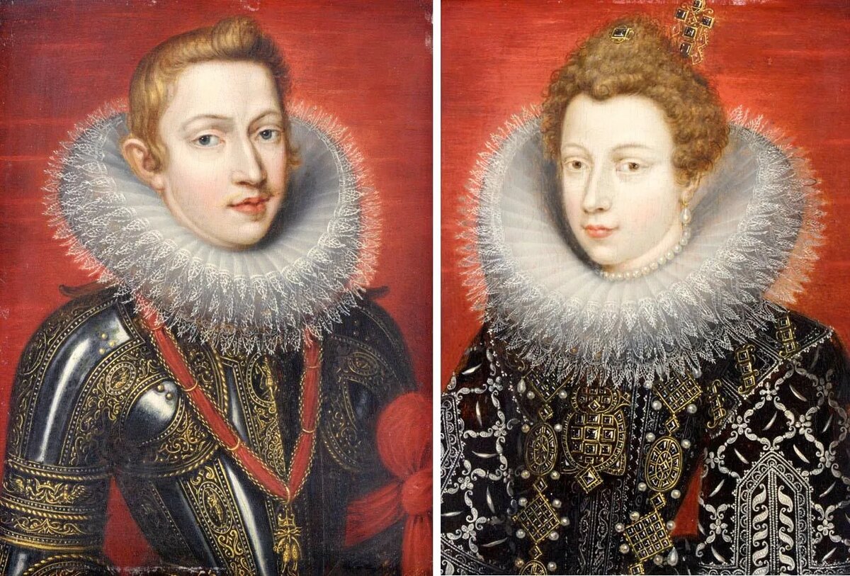 Парный портрет Филиппа III и Маргариты Австрийской. Художник Рубенс