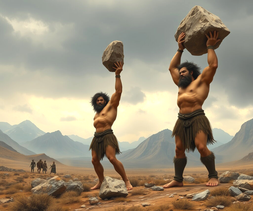 Со временем рост великанов уменьшился.