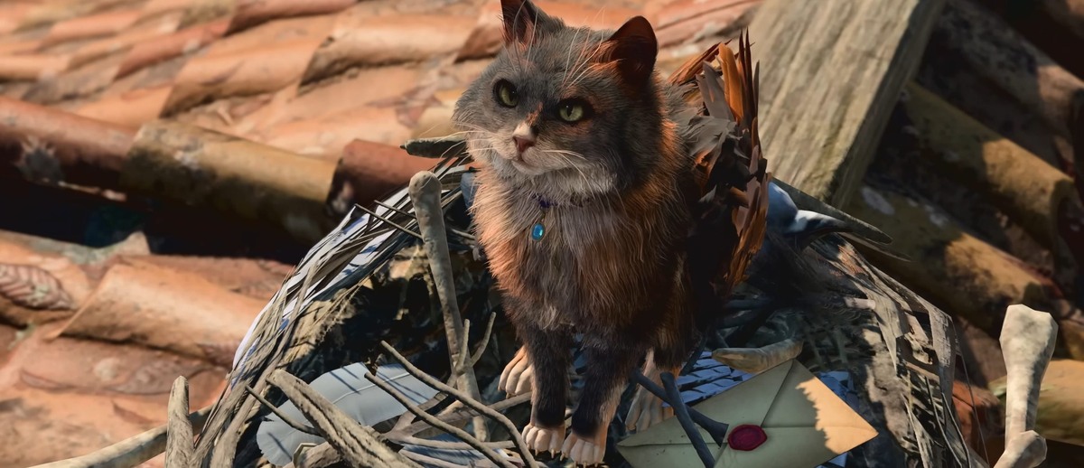 Не обманывайтесь, это не совсем кошка — у нормальных животных обычно не бывает крыльев.