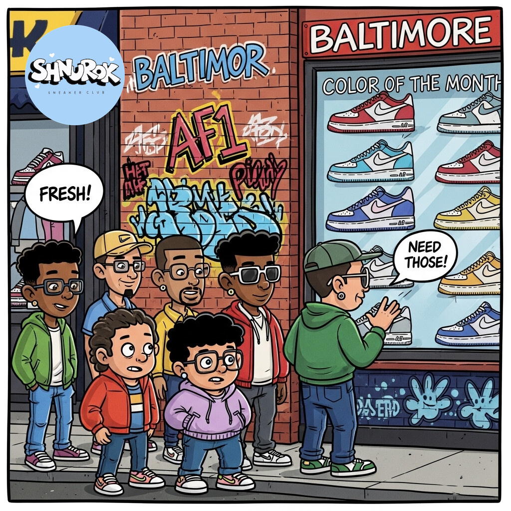 Фанаты Балтимора спасли AF1 эксклюзивными «Цветами месяца»