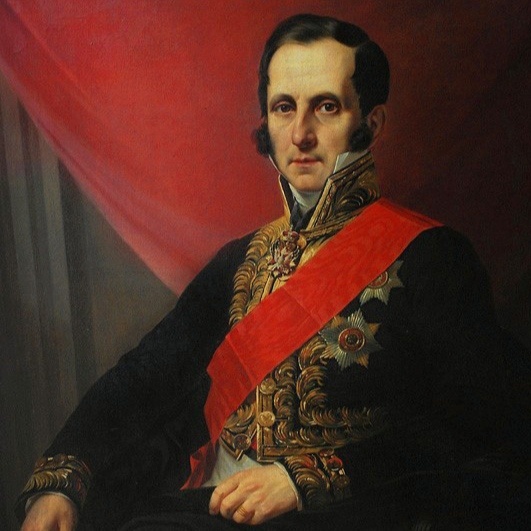 Граф Уваров. Портрет работы Я. К. Каневского