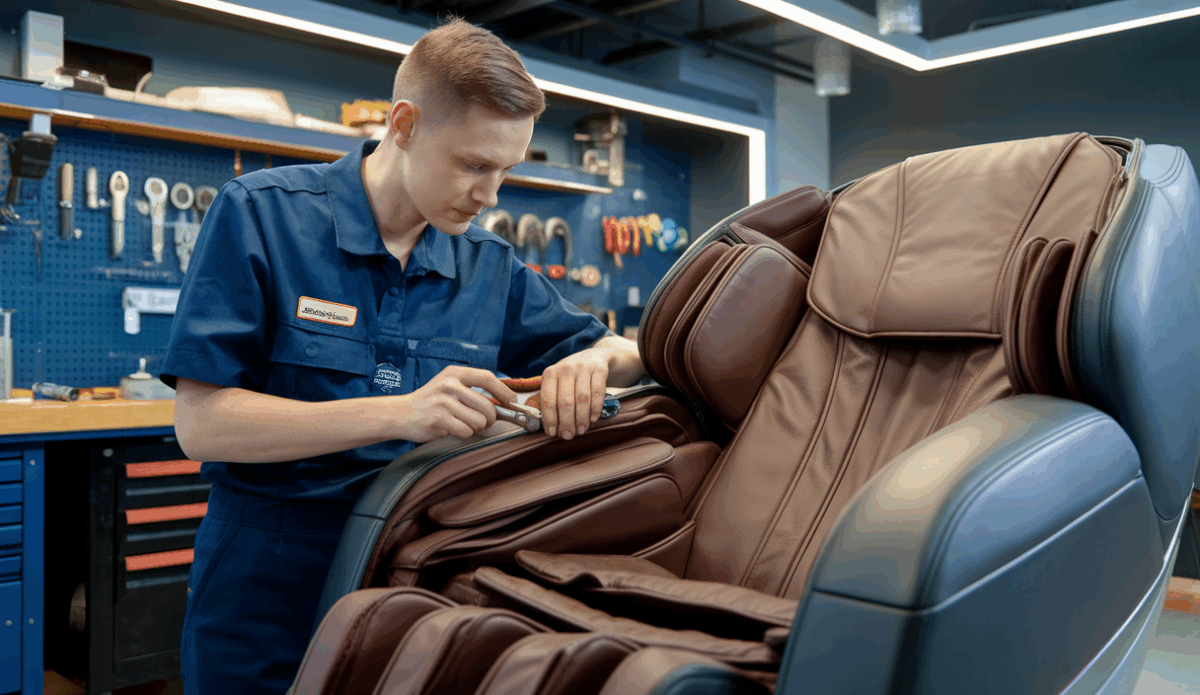    Массажное кресло царапает спину — проблемы с роликами Михаил Юрьевич