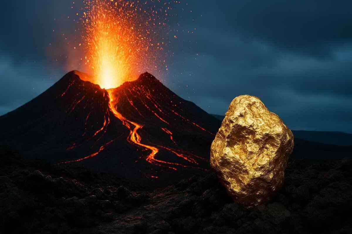 Вулканы выносят золото из ядра Земли | Геохимия глубин