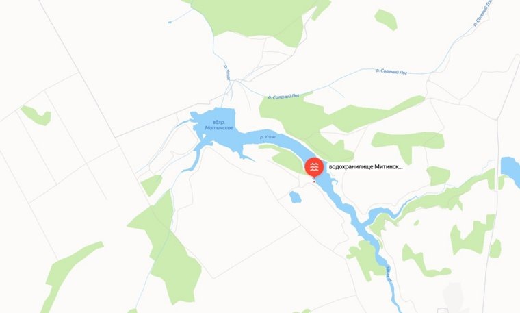 Основное предназначение водохранилища — орошение полей и иные сельскохозяйственные нужды. Фото: Скрин с сайта Яндекс.Карты