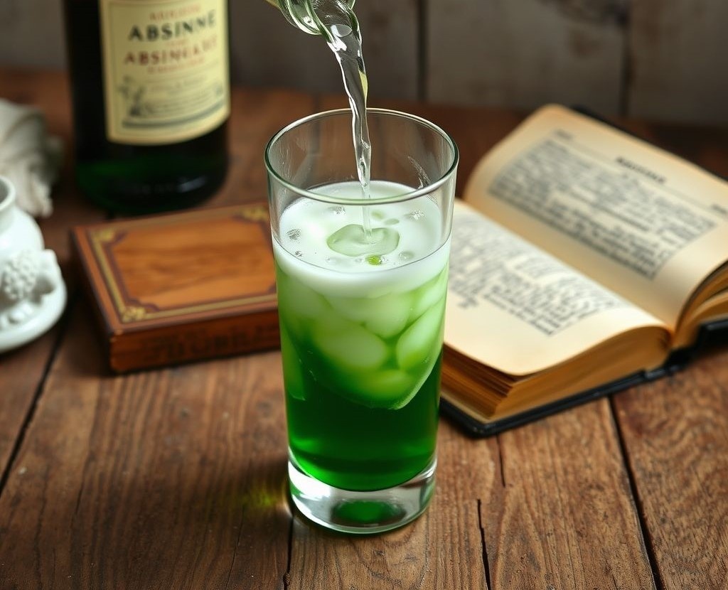 Разбавляем абсент водой