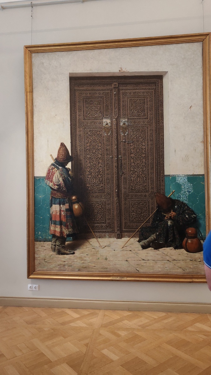 «У дверей мечети», 1873 г.