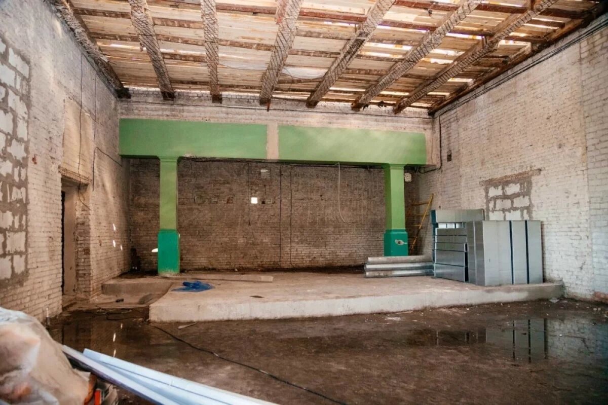    В Липецке ремонтируется знаменитый дом культуры «Рудничный»