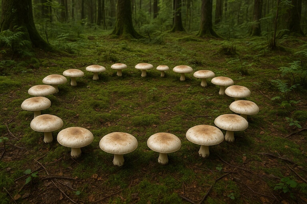    Ведьмин круг может разрастаться десятилетиями и достигать до 200 метров в диаметре