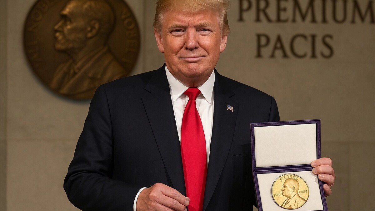 Дональда Трампа выдвинули в номинанты на Нобелевскую премию мира. Источник: newizv.ru