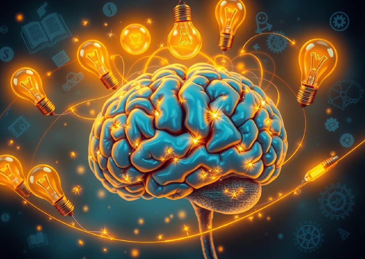 Твой мозг — это источник энергии, который можно зажечь вновь и вновь, тренируя и развивая.