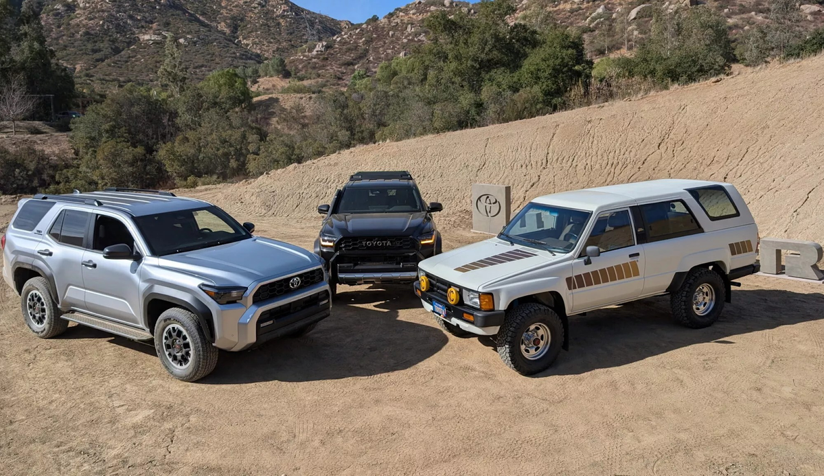 Разные поколения 4Runner