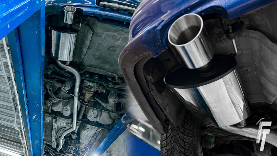 Новая выхлопная система с регулировкой на Nissan Silvia S15