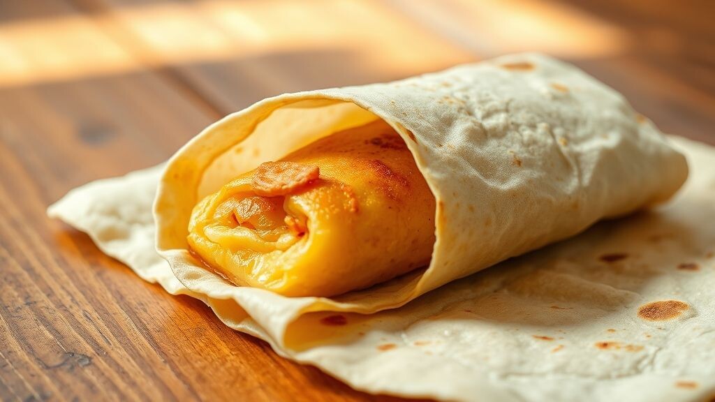 Яичный ролл в лаваше