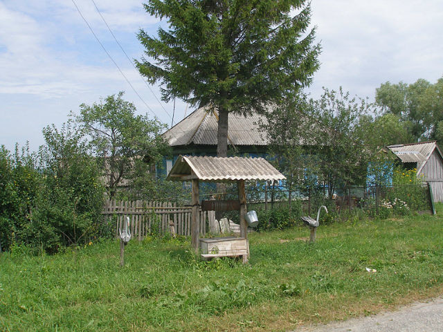 Наш колодец лет десять назад. Автор фото неизвестен.