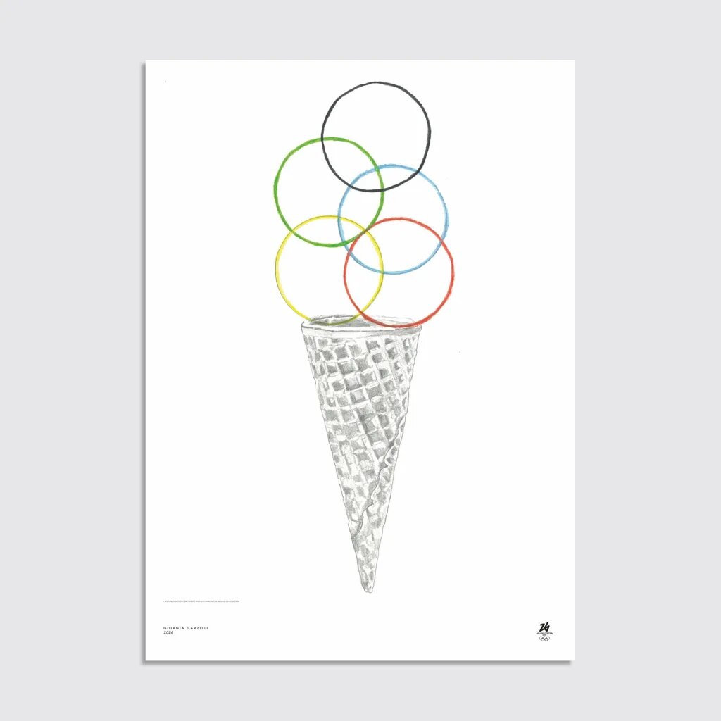 10 плакатов для Олимпиады-2026: как итальянские художники показали дух Игр