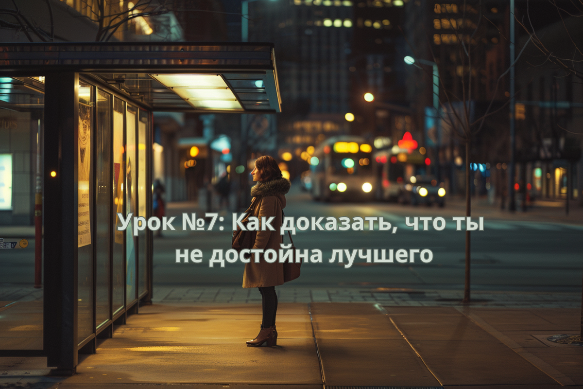 Урок №7: Как доказать, что ты не достойна лучшего