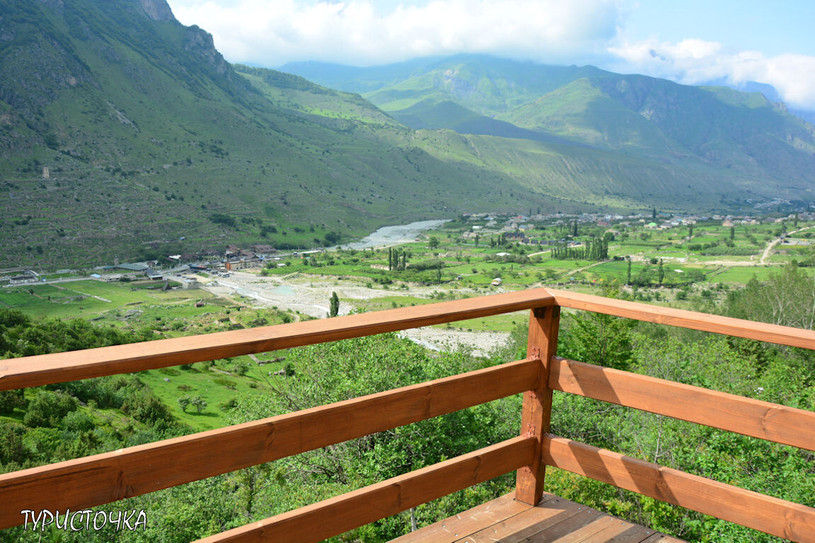 Вид из кафе Старая Балкария