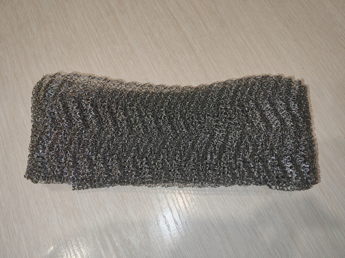 Регулярная проволочная насадка Пачненкова (нержавеющая сталь).