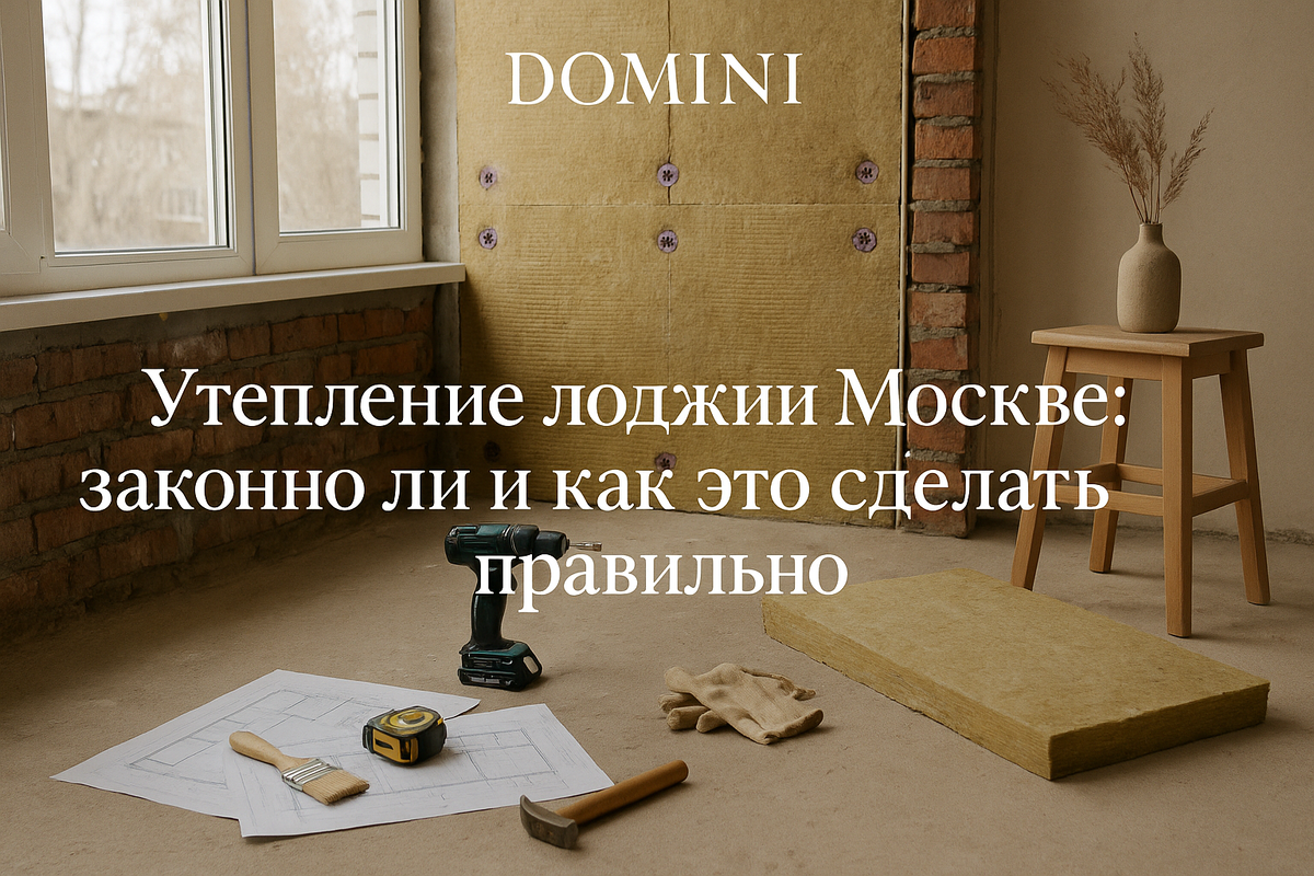    Как законно утеплить лоджию в Москве: пошаговая инструкция