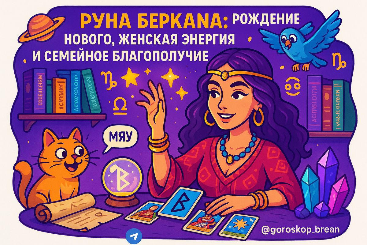    Руна Беркана откроет вам источник женской силы и веса слов Мария