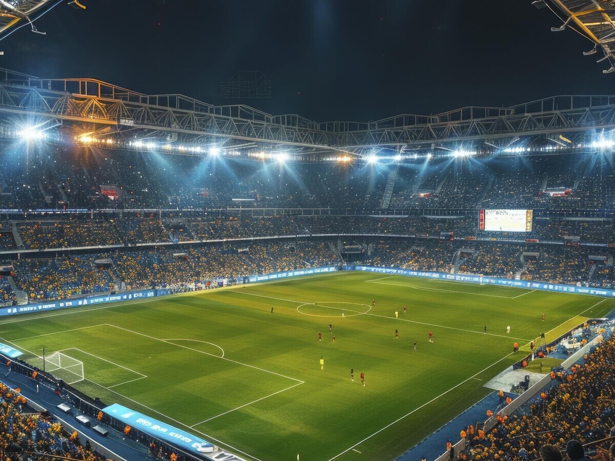    Футбольный стадион© Изображение от freepik