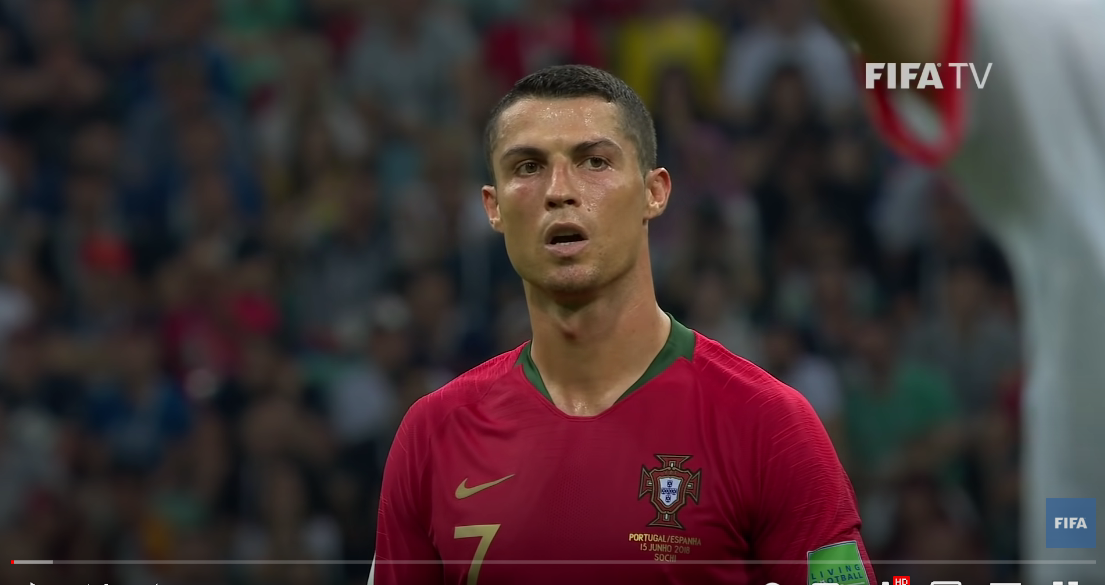    Криштиану Роналду. Фото: скриншот FIFA TV