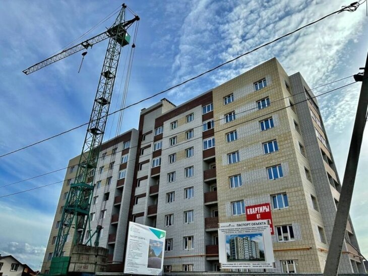  📷Строительство жилого дома в Тамбовской области. Источник: t.me/interstroytmb.