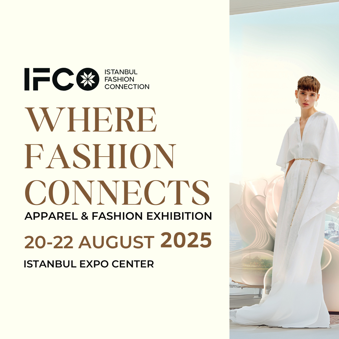 Выставка объединяет более 600 турецких производителей и брендов в таких секторах, как:
•Женская, мужская и детская одежда
•Ткани и фурнитура
•Нижнее бельё, купальники
•Трикотаж и спортивная одежда
•Услуги по контрактному пошиву и private label

Istanbul Fashion Connection — это крупнейшая в Турции B2B-платформа в индустрии моды, на которую съезжаются покупатели со всего мира для установления новых партнёрств и размещения заказов.

PR-партнёр мероприятия — VIPTEX

Организаторы предоставляют:
• Проживание в 5-звёздочном отеле
• Заезд: 19 августа 2025
• Выезд: 22 августа 2025
• Трансфер из аэропорта и на выставку

📅 Даты проведения: 20–22 августа 2025 года, с 10:00 до 18:00
📍 Место проведения: Istanbul Expo Center, Стамбул

📌 Посещение выставки возможно только по предварительной регистрации.
➡🌐 https://viptexb2b.com/ifco 