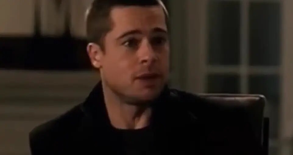    Брэд Питт. Фото: кадр из фильма «Мистер и миссис Смит»