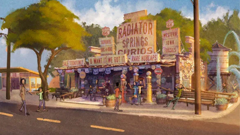 фото концепт-арта Радиатор-Спрингс