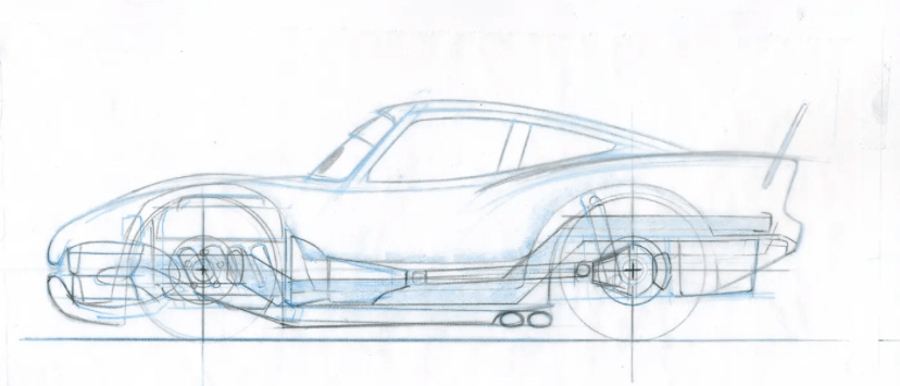 Концепт арт Молнии McQueen