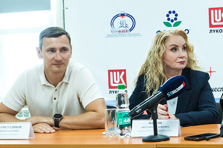 Слева направо Михаил Шамсутдинов, Светлана Ходюш.