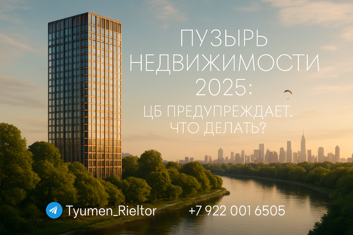    Пузырь недвижимости 2025: ЦБ предупреждает. Что делать? Святослав Шакин