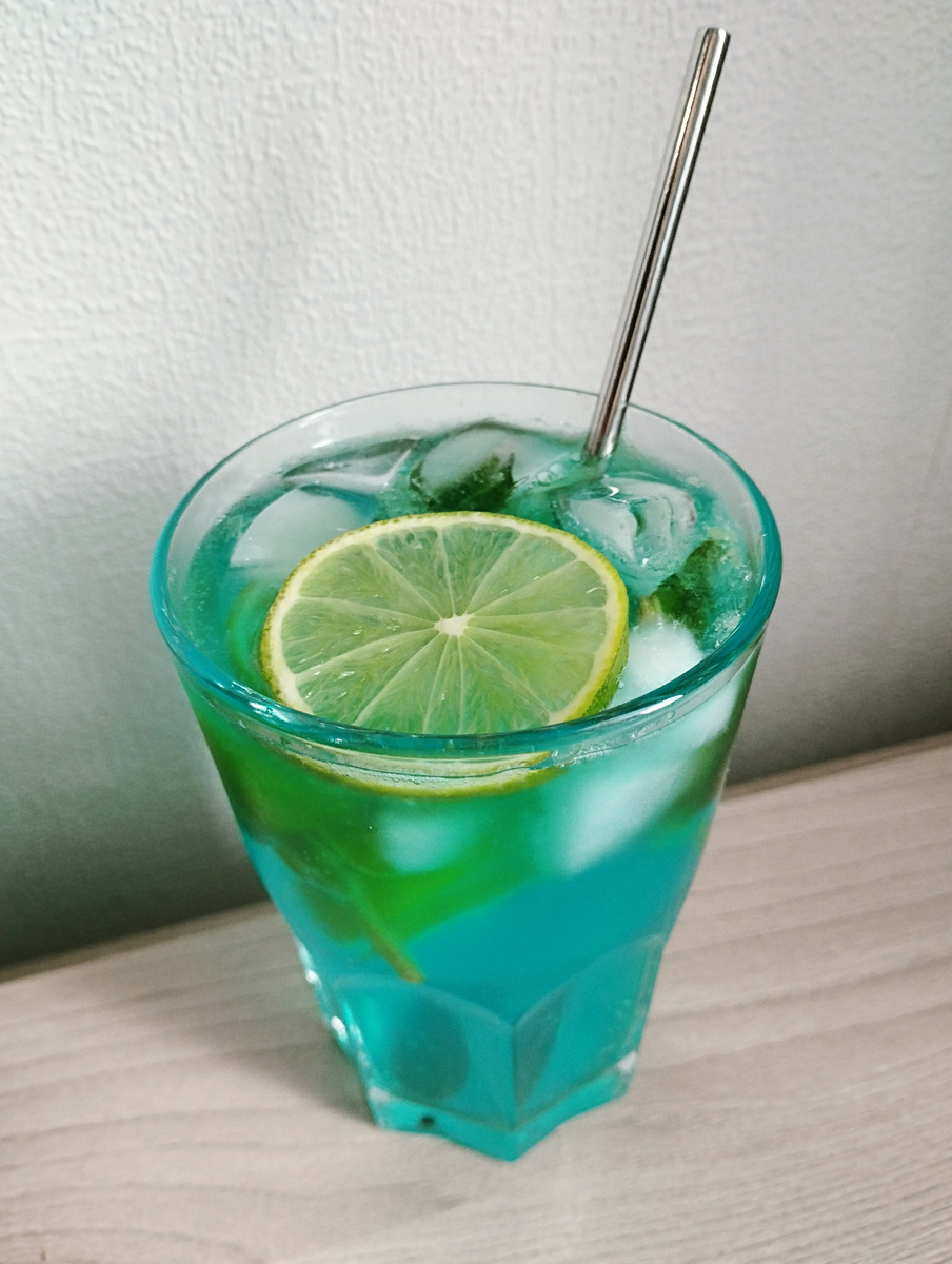 "Небесный мохито" в безалкогольном варианте.